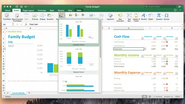 excel for mac current version